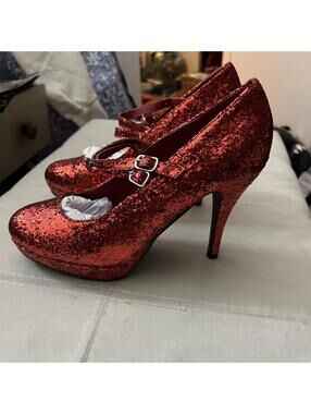 Ellie Shoes Women's Red Court